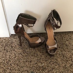 Metallic Platform heels -High
